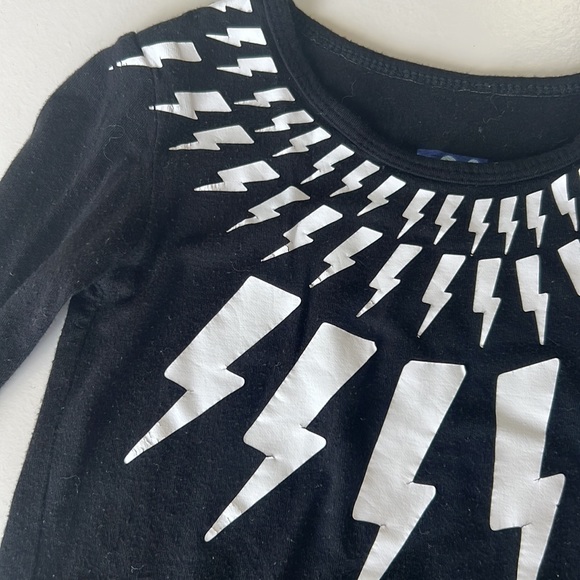 GIFTED Pants Toddler Boys Pajamas Halloween David Schitts Creek Black Bolts - Picture 3 of 8